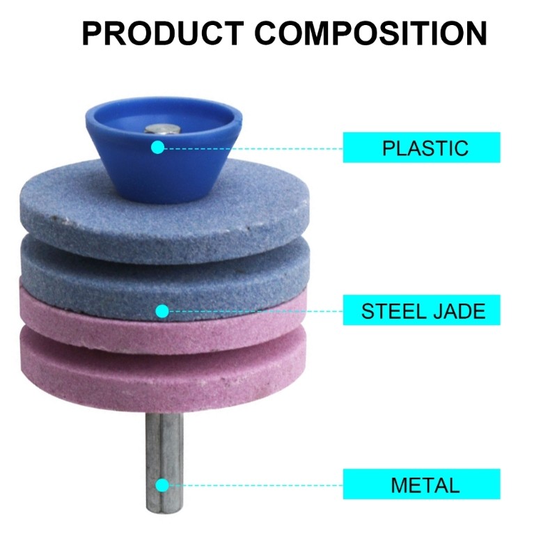 Efficient Lawnmower Grinding Drill Cuts Sharpener Tool for Sharpening Dull