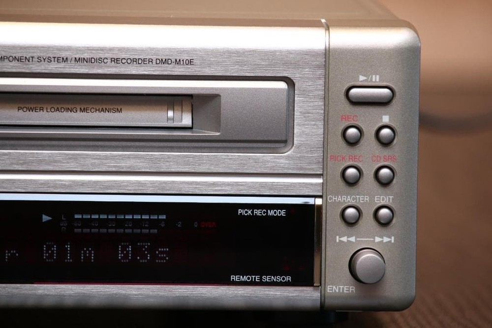 DENON DMD-M10E MiniDisc Recorder MD Deck MD Player Maintenance completed