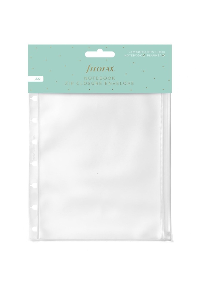 Filofax Refillable A5 Notebook - Zip Opening Envelope