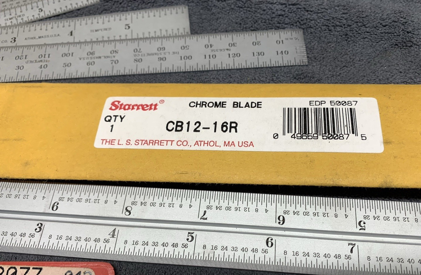 Machinist Tool Lot of 11 Starrett Scales New & Used