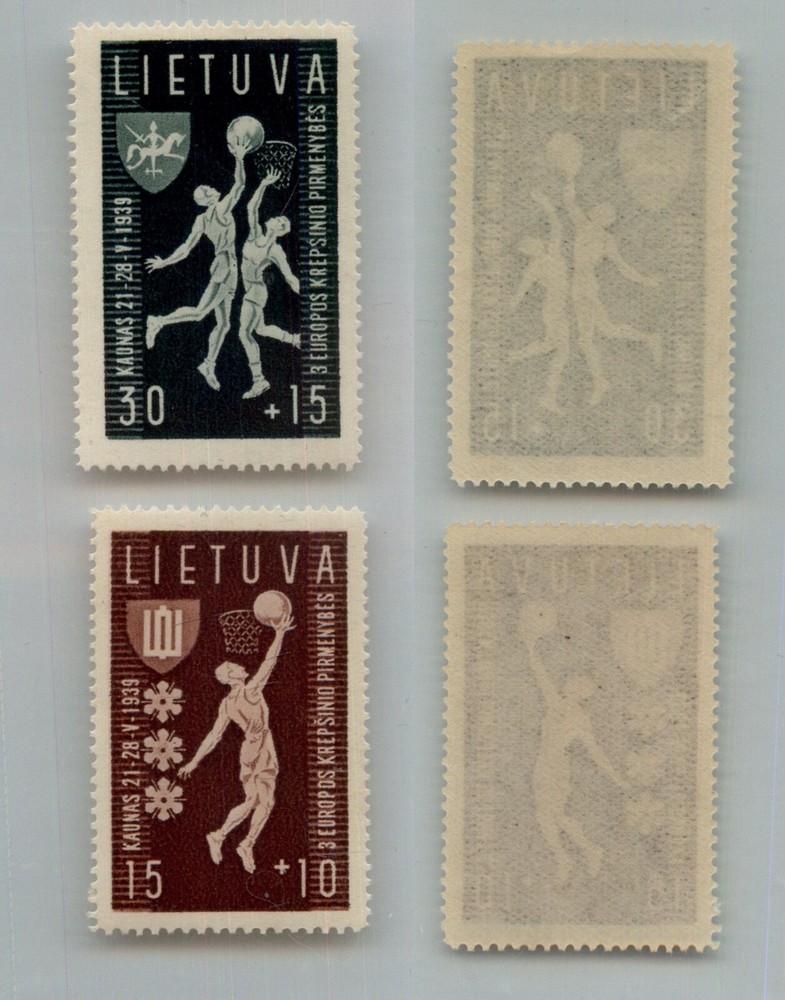 Lithuania 🇱🇹 1939 SC B52-B53 MNH. rtc3019