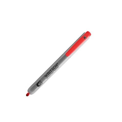 Writech Retractable Permanent Marker Red Refillable 2.0mm Fine School Office