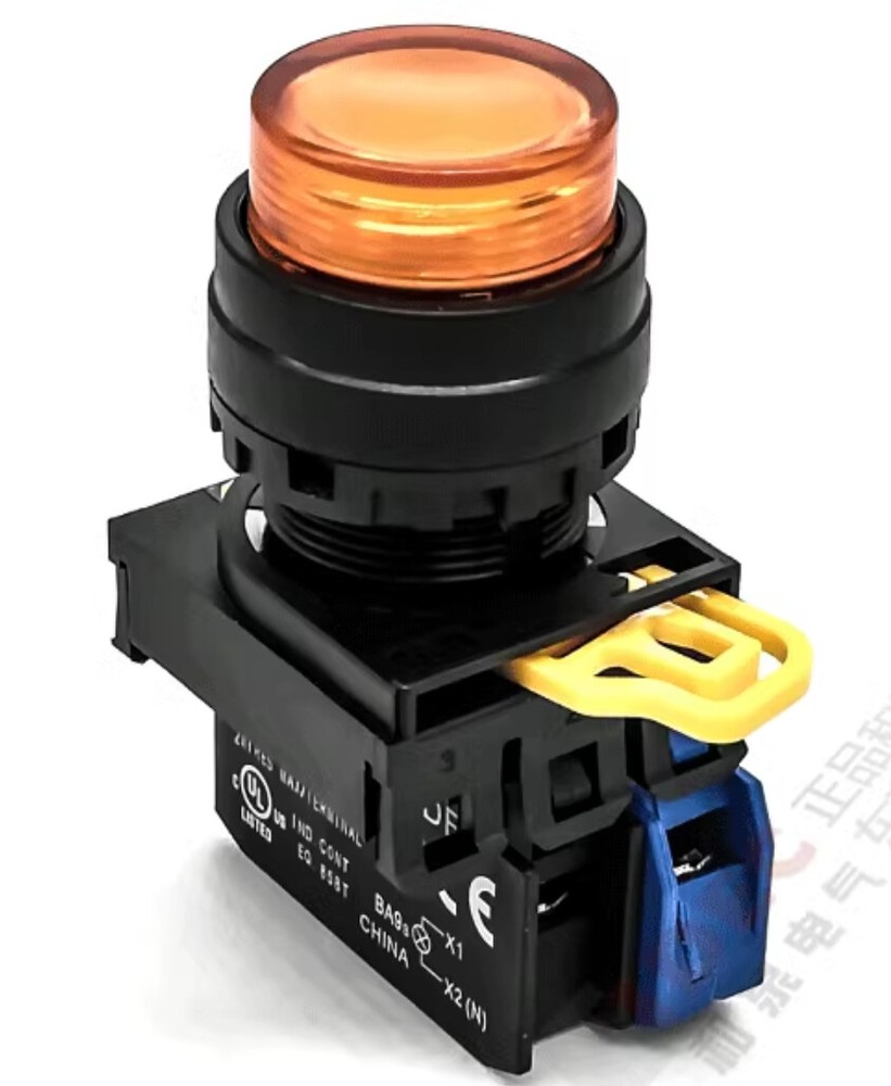 1pcs IDEC push button switch with light YW1L-A2E10QM3A