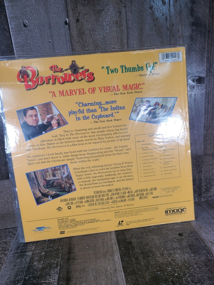 John Goodman The Barrowers Laserdisc