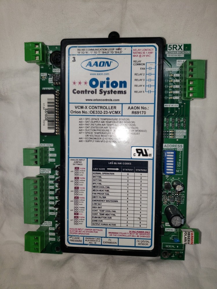 AAON OE332-23-VCMX ORION CONTROLLER MODULE AAON No: R69170