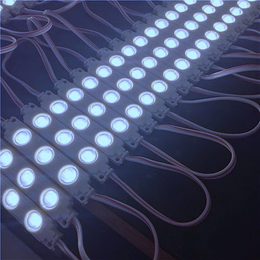100X LED Module - Coldwhite 11000K - Werbebeleuchtung Showcases Advertisement