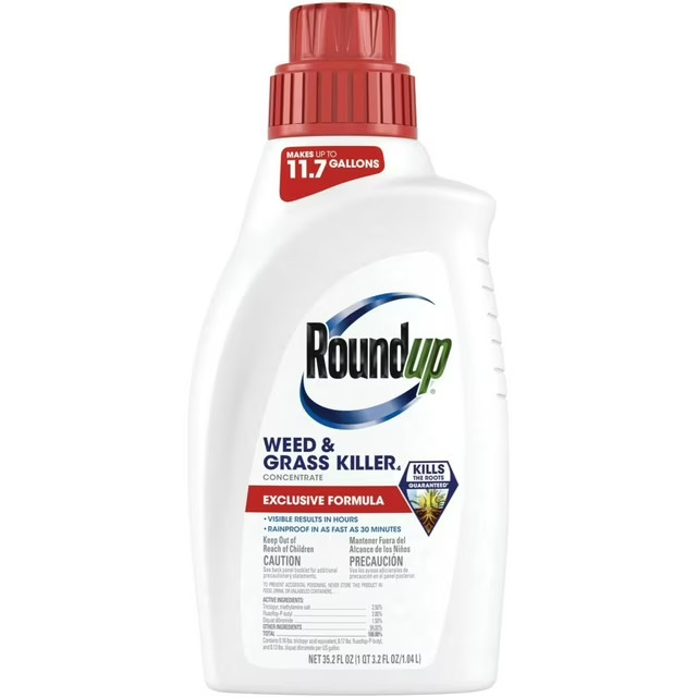 Roundup Weed & Grass Killer Concentrate, 35.2oz