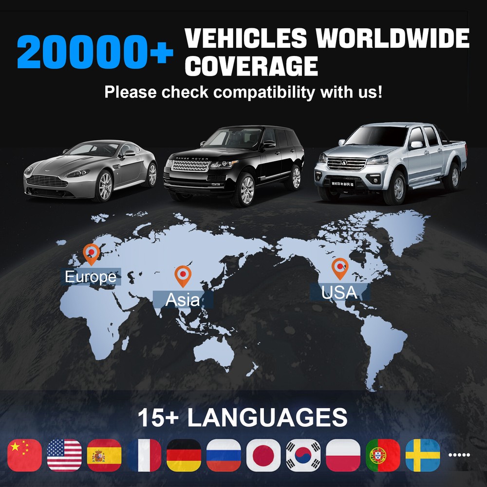 XTOOL D7 Auto Bidirectional Scanner Full System Diagnostic Key Pr0gramming Tool