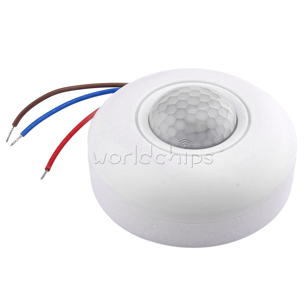 AC85-265V Infrared PIR Motion Induction Sensor Switch For LED Ceiling Light