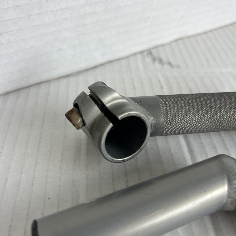 Control Tech Control Stix Silver Bar Ends Welded L-Bend