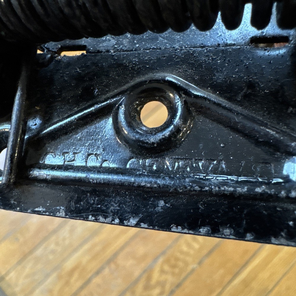 Antique C. H. Co. Geneva Black Spring Hinges