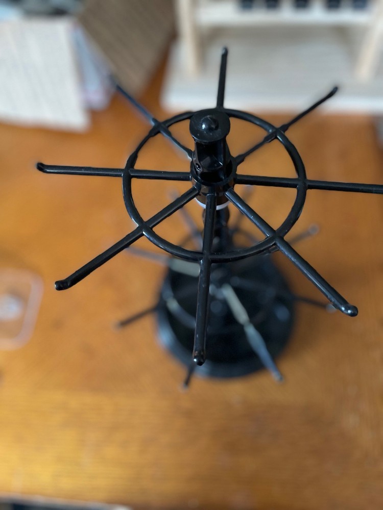 Plastic Spinning Display With Two Racks