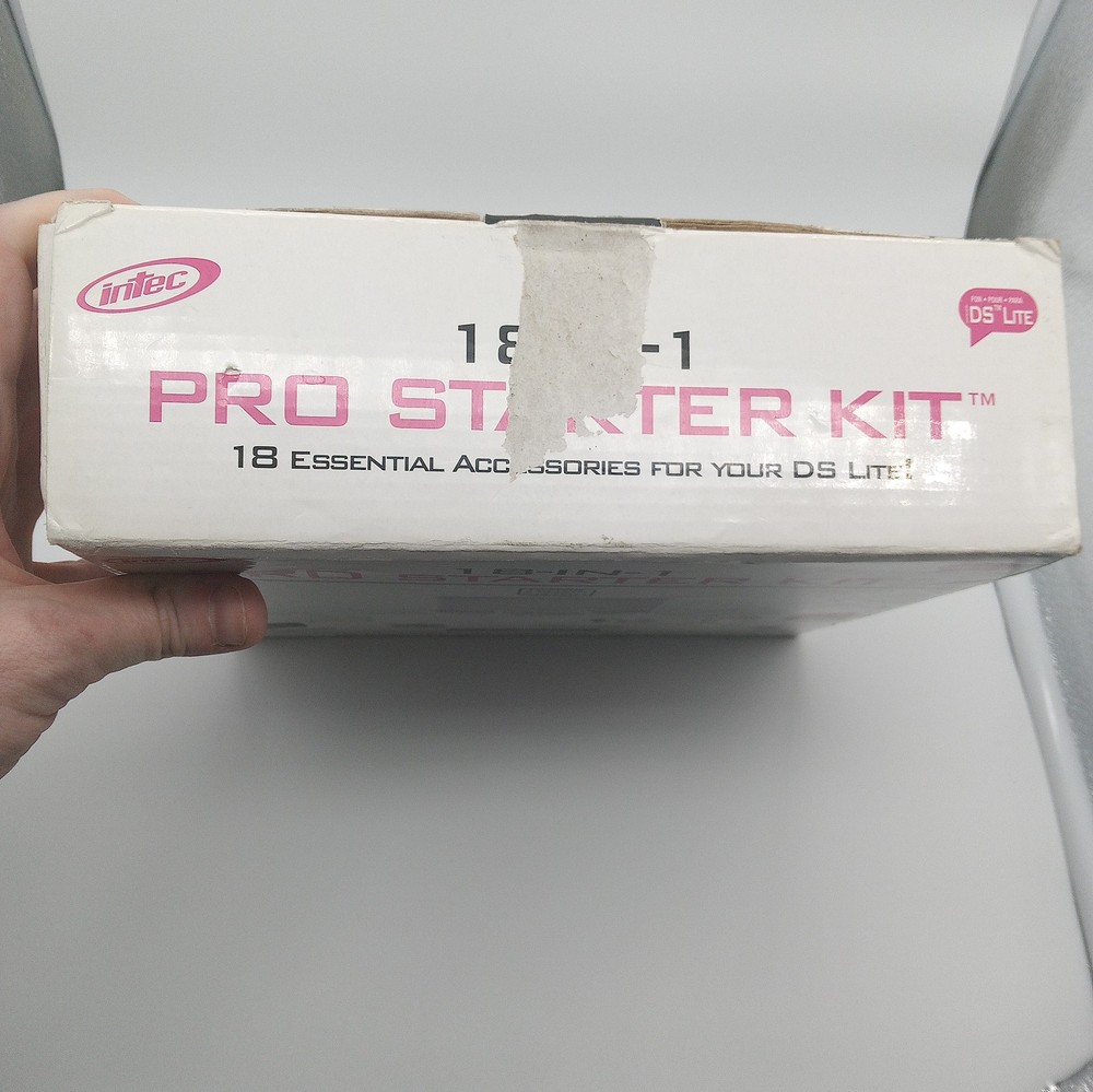 Intec Nintendo DS Lite 18 In 1 Starter Kit Missing Items READ
