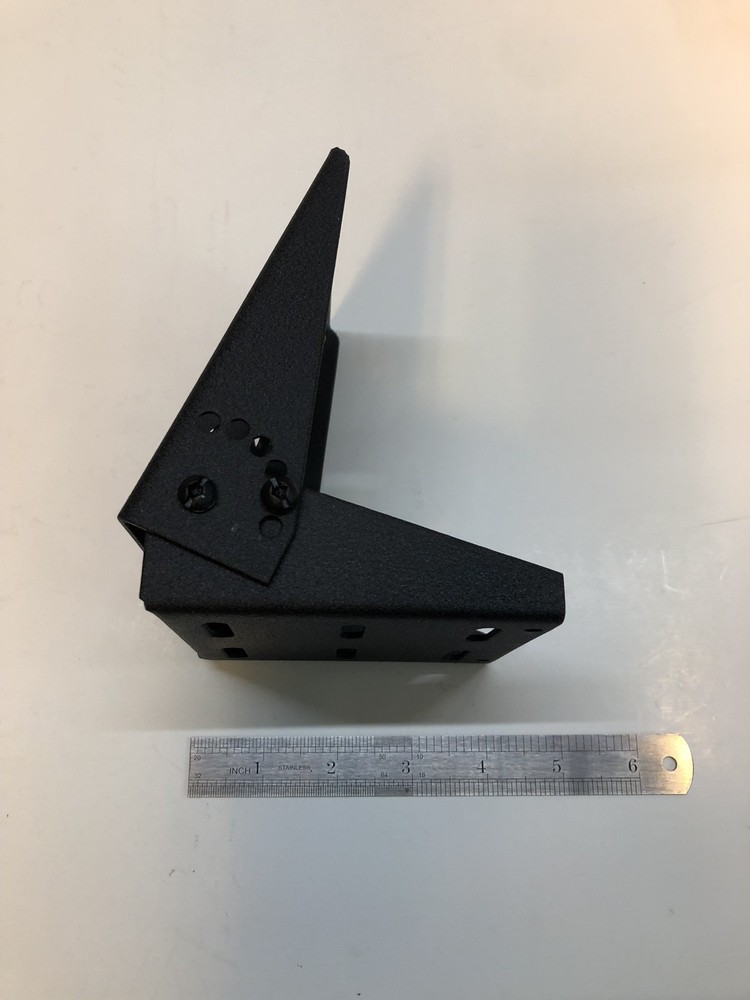 2-Way Radio Floor Mounting Bracket Universal Hole Pattern Adjustable Tilt