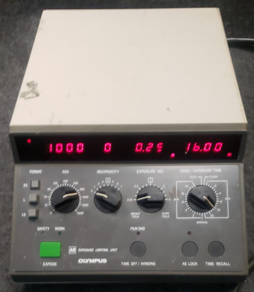 OLYMPUS MICROSCOPE CAMERA EXPOSURE CONTROL UNIT PM-CBAD.................. (OSSD)