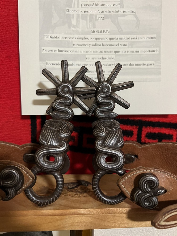 Antique Mexican Snake Spurs
