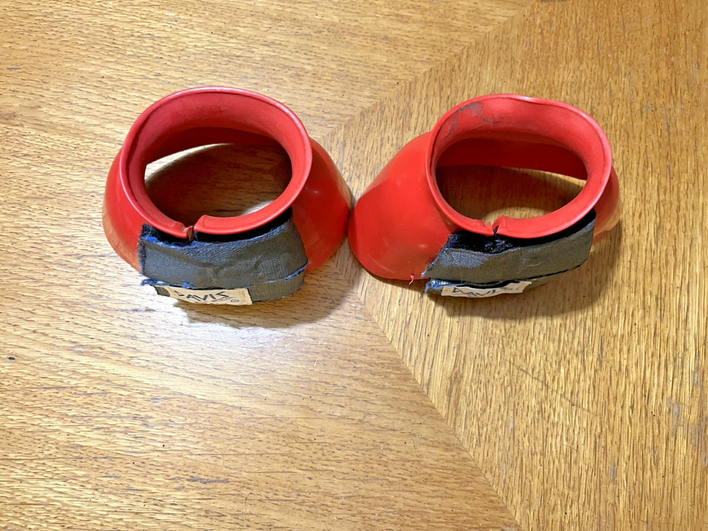 DAVIS RUBBER BELL BOOTS - Red Small