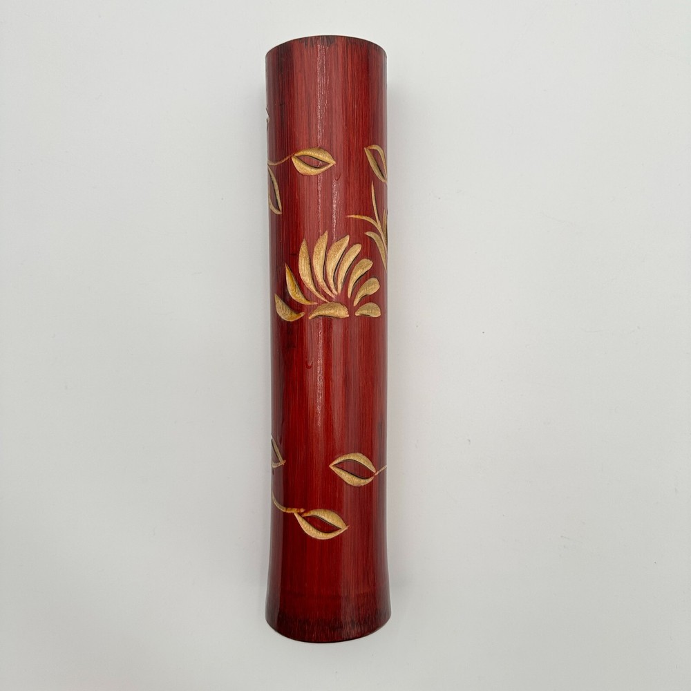 Bamboo Carved Incense Burner / Holder