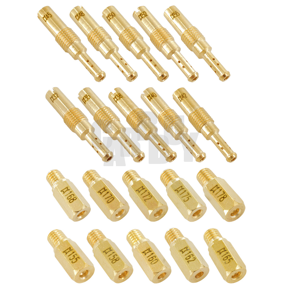 For Motorcycle Carburetor Main Jet Kit Set Slow/Pilot Jet for PWK Keihin OKO CVK