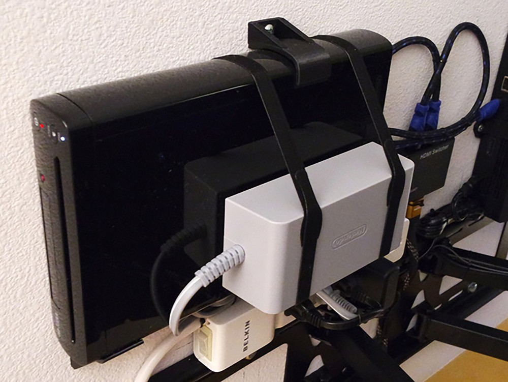 Nintendo Wii U Wall Mount Brackets Console Mounting Hardware Console Frame Case