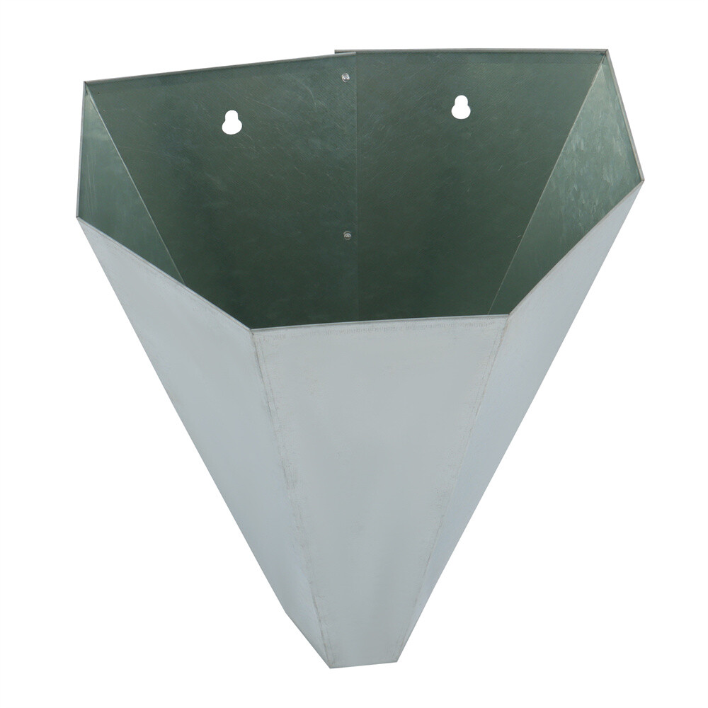 2 Pack Medium Chicken Cone Galvanized Steel Poultry Restraining Cone For Birds