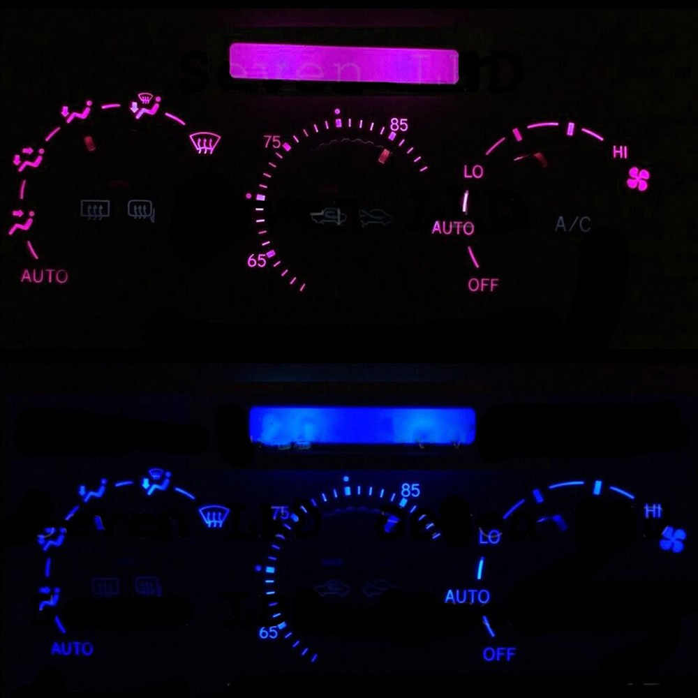 Replacement Climate Control and Clock LED Bulbs Kit for Lexus IS300 2001-2005