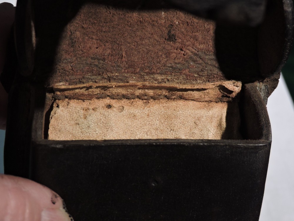 Civil War Percussion Cap Box Early War Unmarked Box