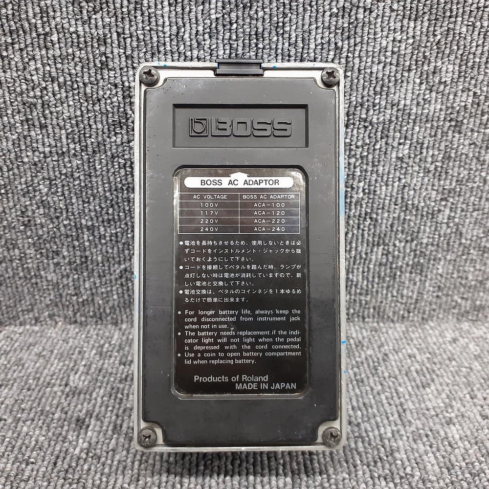 BOSS CS-1 Compression Sustainer Silver Screw Transparent Switch 1