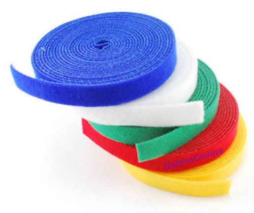 Wrap Hook & Loop Cable Tie 15 ft./Roll White, CT-515WH