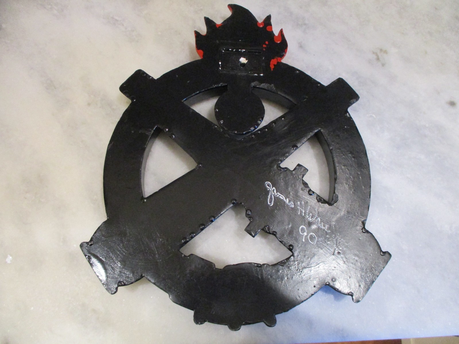 US ARMY-COMMANDER REDSTONE ARSENAL-ORDNANCE CORPS PLAQUE/AWARD/PINS-RET GENERAL