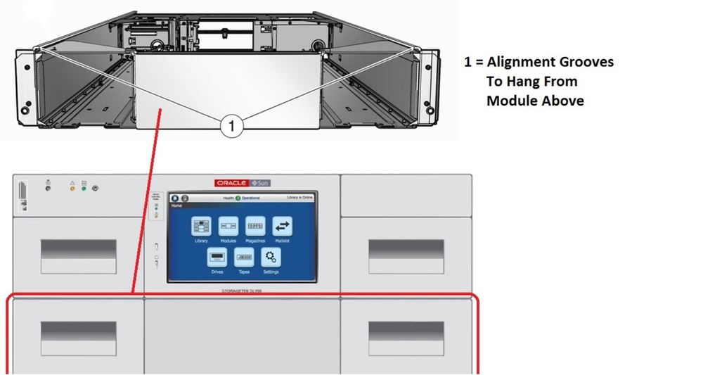 Oracle SL150 Expansion Module Chassis 7328113