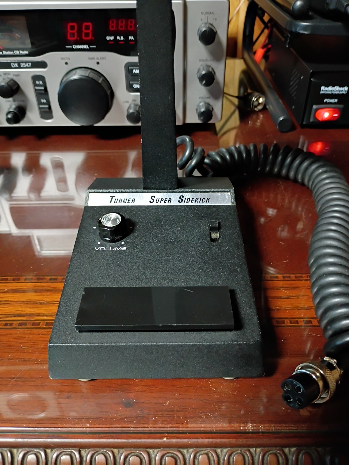 Vtg Turner Super Sidekick Desk Microphone