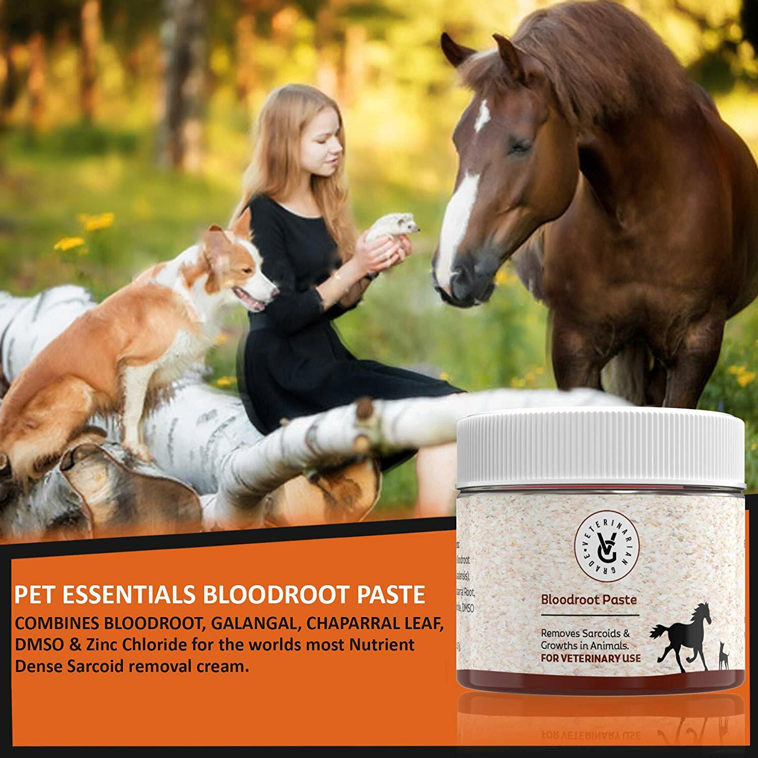 Veterinarian Grade Sarcoid Herbal Paste for The Removal of Sarcoidosis & Growths
