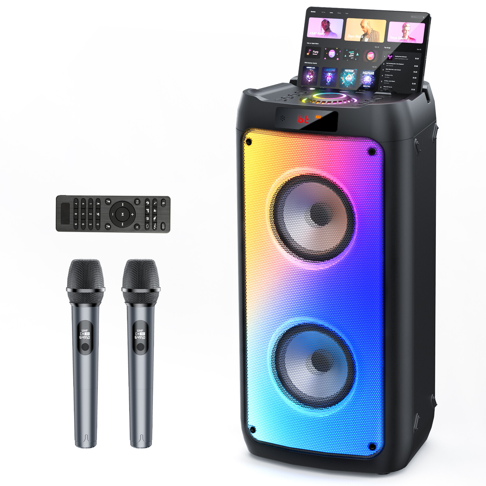 JYX Party Karaoke Machine,Powerful Bluetooth Speaker,For Wedding/Party/Birthday