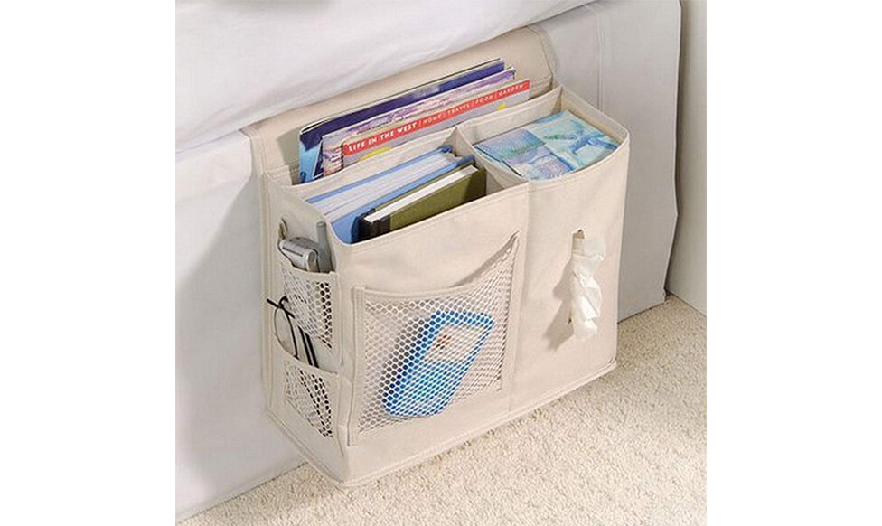 5 Pocket Bedside Caddy Organizer Multi Pocket