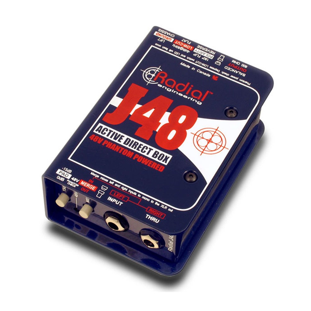 Radial Engineering J48 Phantom Powered Active Direct Box Pedal