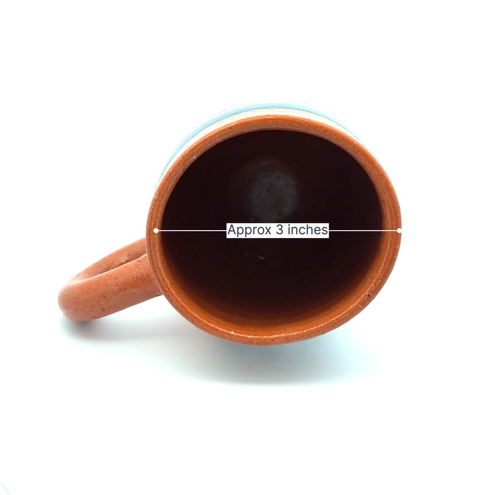 Panama Coffee Cup Pottery Hand-Painted
