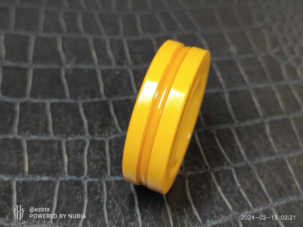 Catalin Bakelite Backgammon Chip Disc Turned Butterscotch Gold 1.72" Replacement