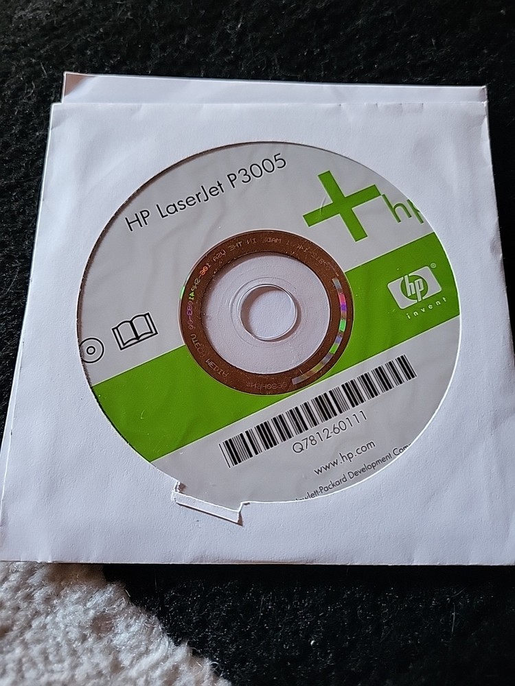 Hp LaserJet P3005 Series Printer Software Driver Disc Only!!