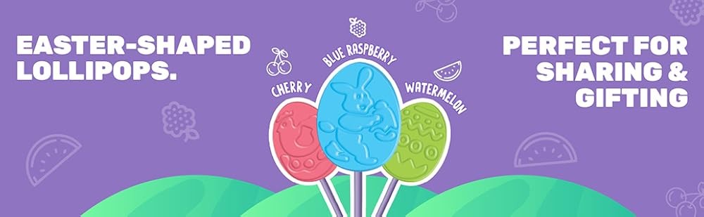 Tir Easter s, Cherry, Blue Raspberry, and Watermelon