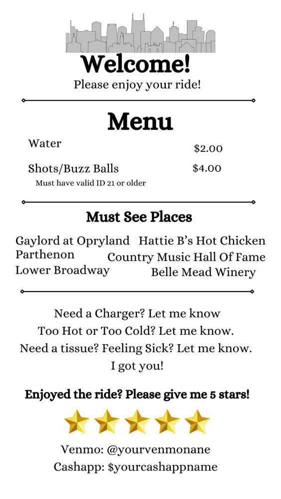 CUSTOM FLYER DESIGN,LOGO SingleSide Digital Services Menu, DESIGN ONLY