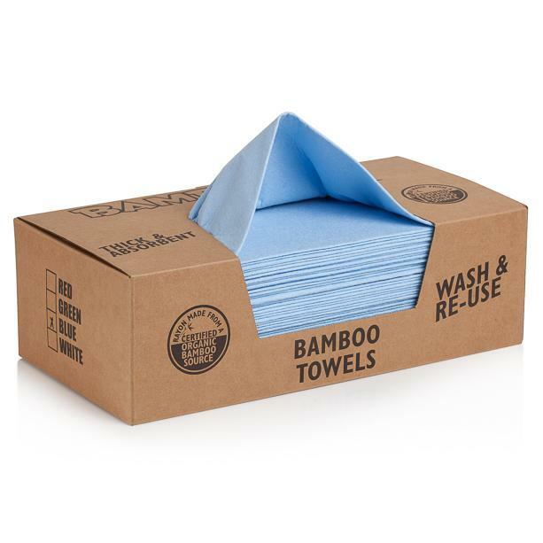 BAMBOOEE FLAT PACK REUSABLE TOWEL (Case - 4 PACK / 50 CT.)