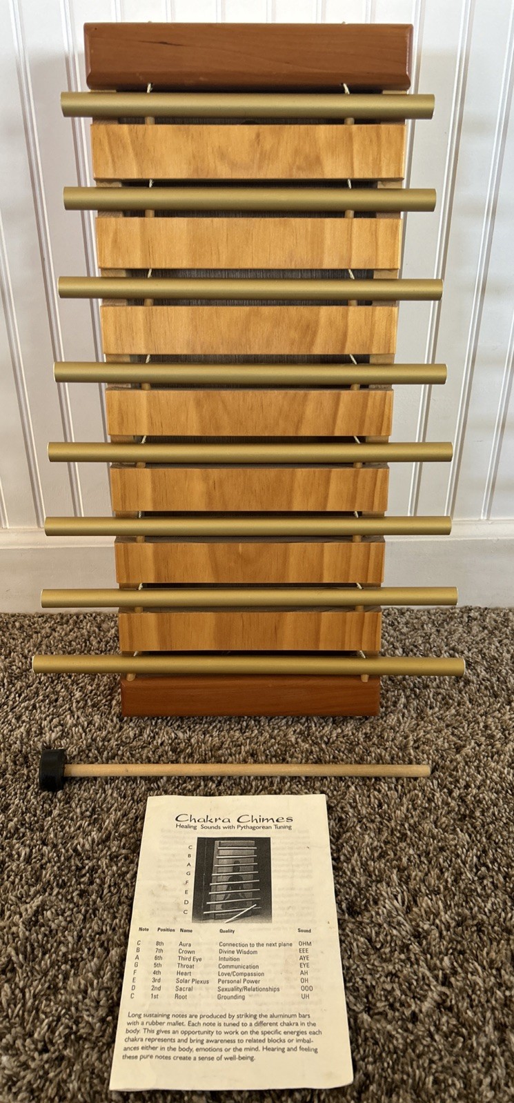 Soul Vibration Instrumets Chakra Chimes Xylophone Therapy