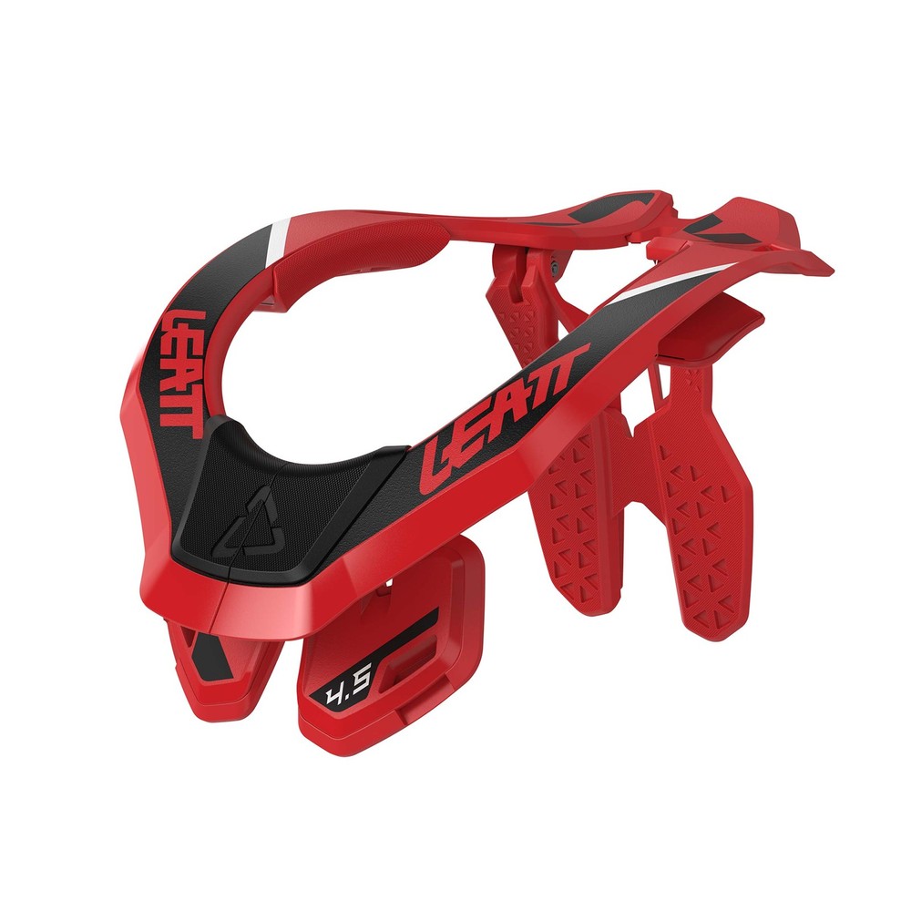LEATT 4.5 Motorcycle Neck Protector Red Black CE Certified