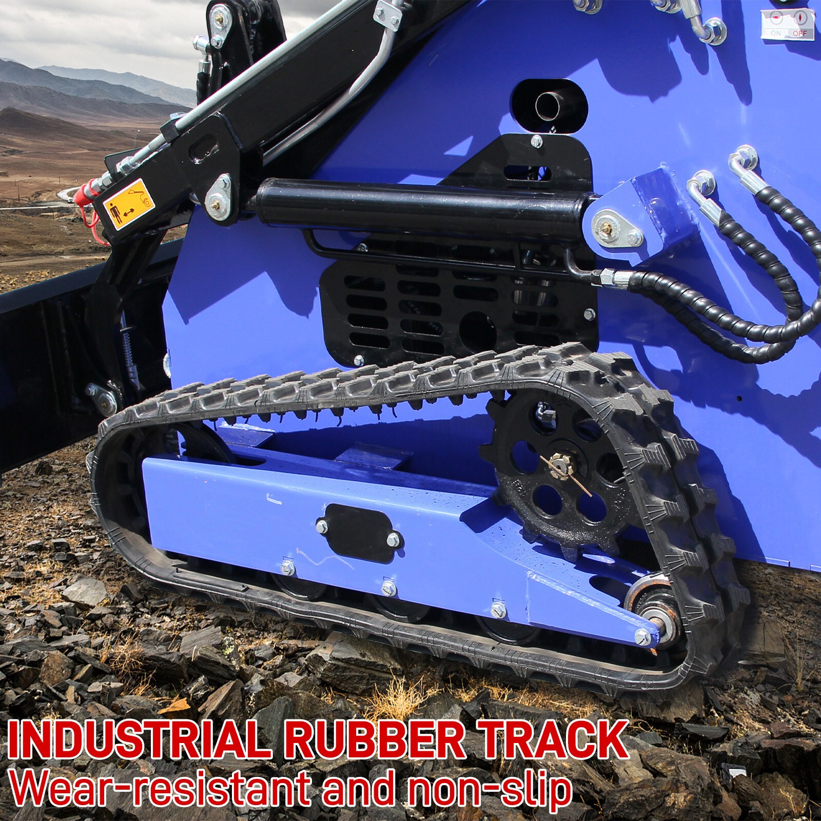 22HP Mini Skid Steer Loader Upgraded 2-Cylinder Gas Engine Free Shipping