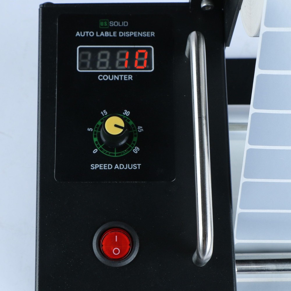 U.S. Solid Automatic Label Dispenser Clear Labels Counter 4.52 in Width
