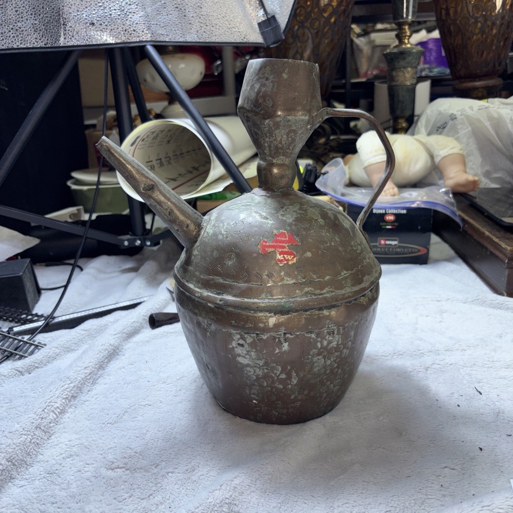 North African Copper Water Kettle