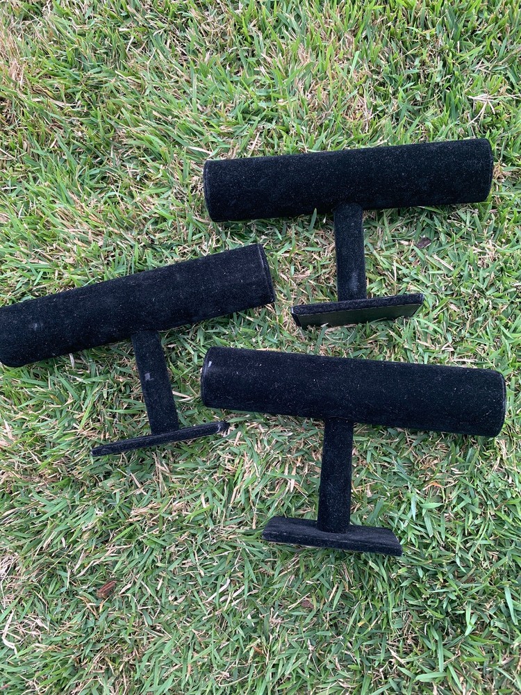Black Felt Bracelet Display 3 Piece Set