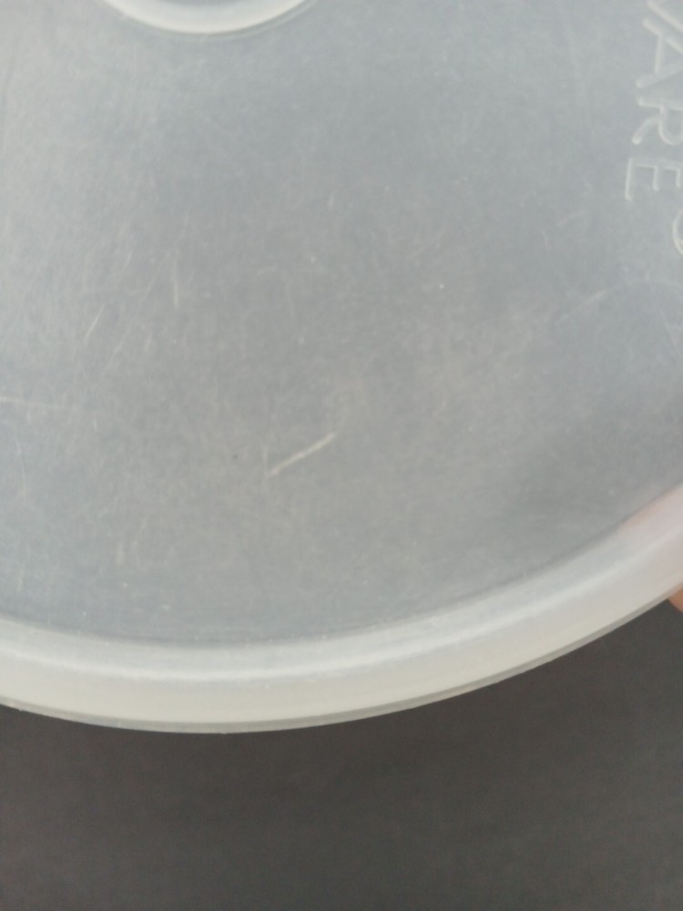 Tupperware Replacement Lid 227 Sheer Fits C Base ~ Marked Tupper Seal