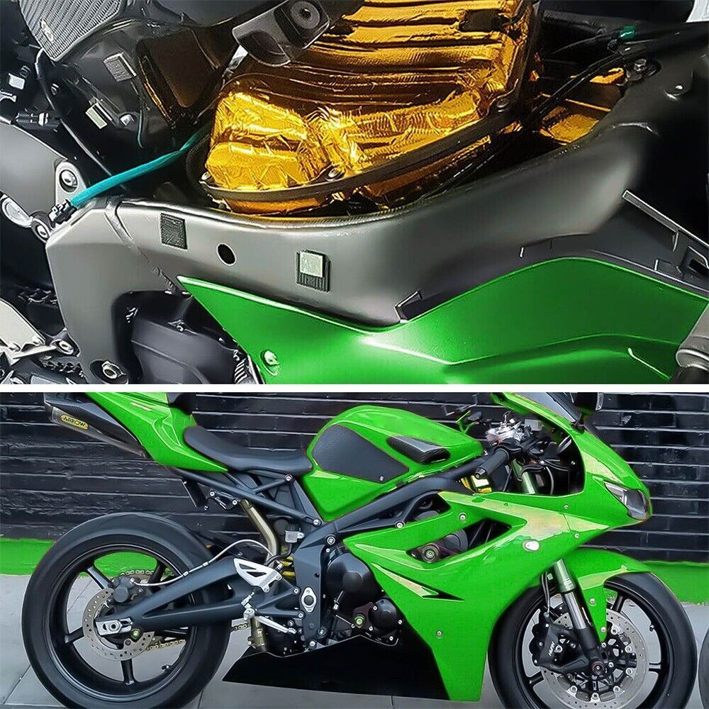 Gold Intake Heat Reflective Tape Wrap Self Adhesive High Temperature 2"33Ft US